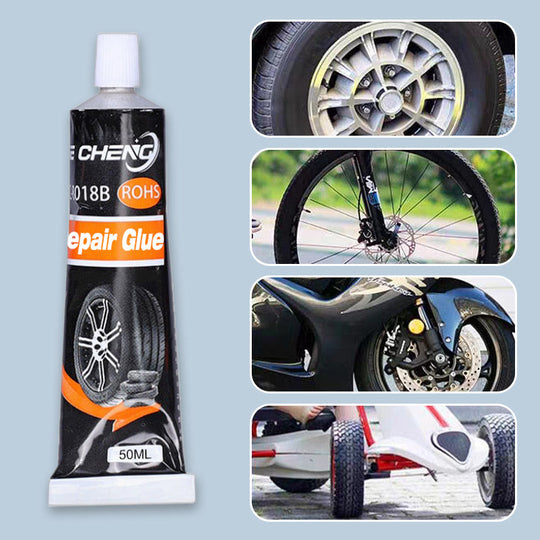 🛞Waterproof & High Temperature Resistant Tire Repair Glue - Suitable For Cars, Motorcycles, Bicycles