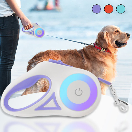 Retractable Dog Leash with LED Light