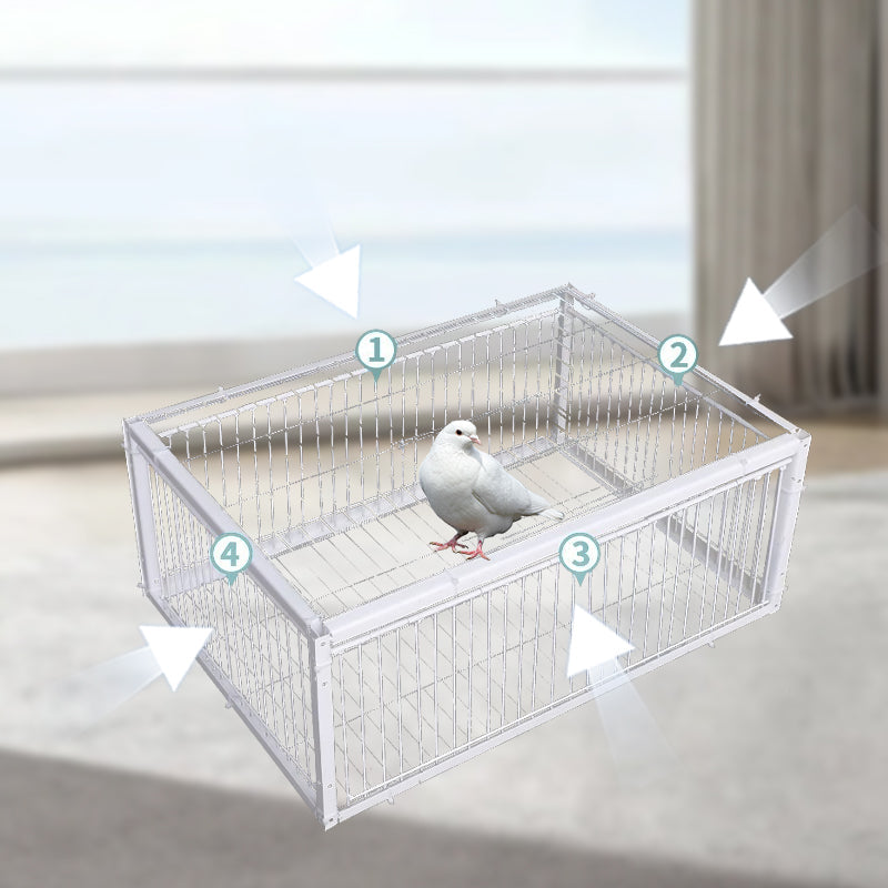 AutoTrap Bird Cage - Entry Only, No Exit, With Base-4