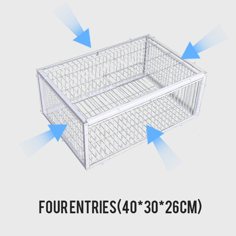 AutoTrap Bird Cage - Entry Only, No Exit, With Base-8