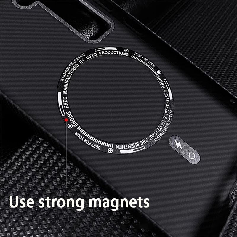 Anti-Fall Protective Case with Built-in Magnetic Ring for Galaxy S23/24 Serious