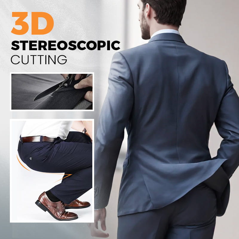 Fliwos Pantalones de vestir elásticos para hombre
