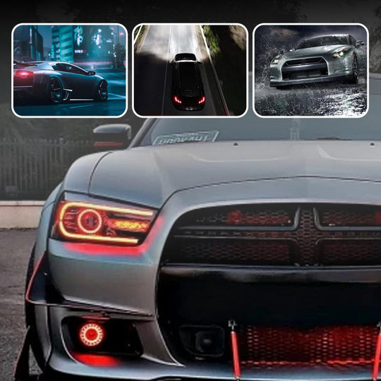 🔥LED Devil Eyes Headlights-visual feast🔥