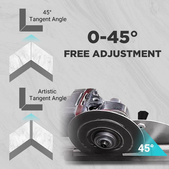 ✅Professional Utilities👍Angle Grinder Stand for Tile 45° Chamfer Cutting
