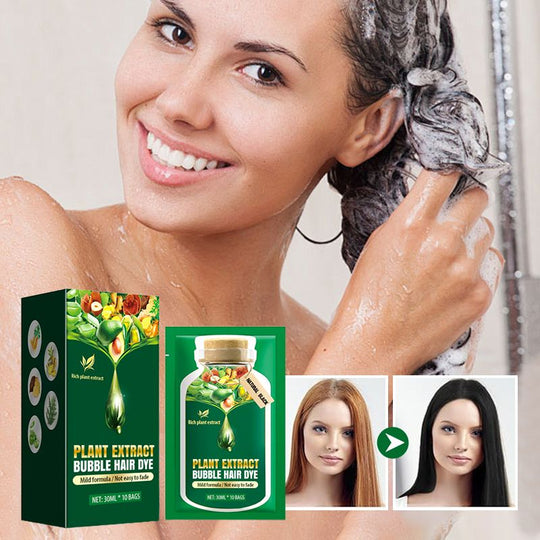 🌿Zomerse hete uitverkoop🌿Plantenextract Haarverzorging Bubble Dye Crème