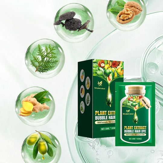 🌿Zomerse hete uitverkoop🌿Plantenextract Haarverzorging Bubble Dye Crème