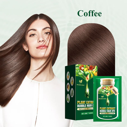 🌿Zomerse hete uitverkoop🌿Plantenextract Haarverzorging Bubble Dye Crème