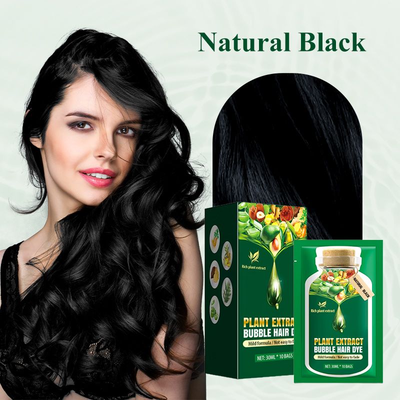 🌿Zomerse hete uitverkoop🌿Plantenextract Haarverzorging Bubble Dye Crème