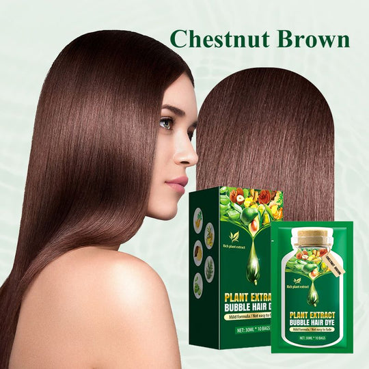 🌿Zomerse hete uitverkoop🌿Plantenextract Haarverzorging Bubble Dye Crème
