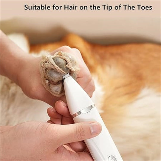 4-in-1 Quiet Hair Trimmers Nail Grinding Set for Pets