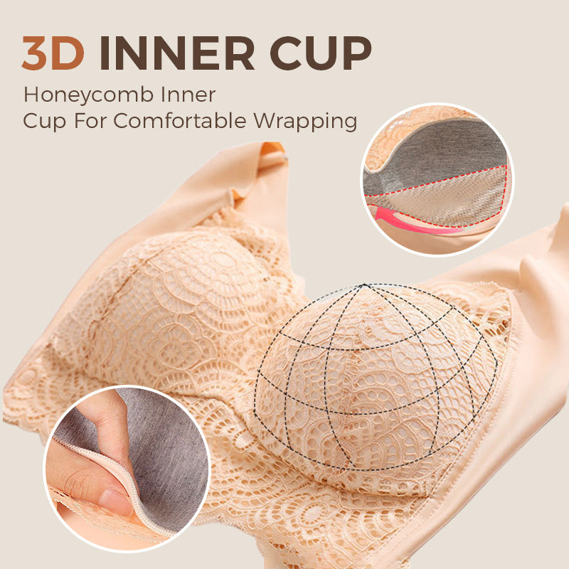 🤩LAST DAY SALE-50% OFF🔥Ultimate Lift & Support Lace Plus-Size Bra