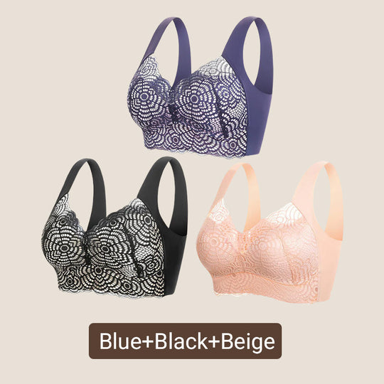 🤩LAST DAY SALE-50% OFF🔥Ultimate Lift & Support Lace Plus-Size Bra