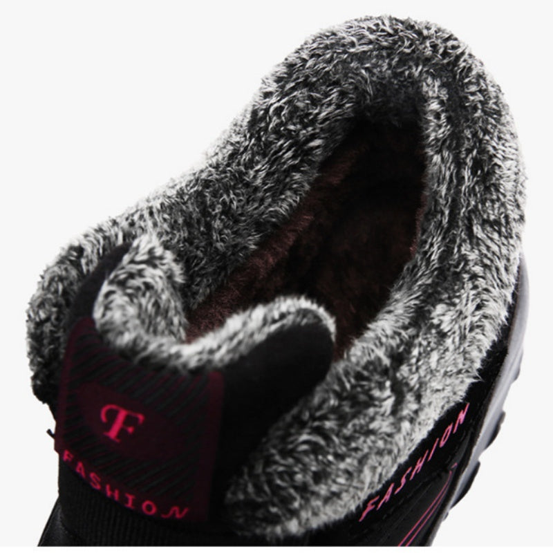 Winter Warm Fur Lined Anti-Slip Boots