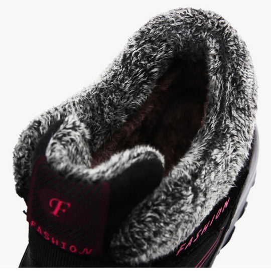 Winter Warm Fur Lined Anti-Slip Boots