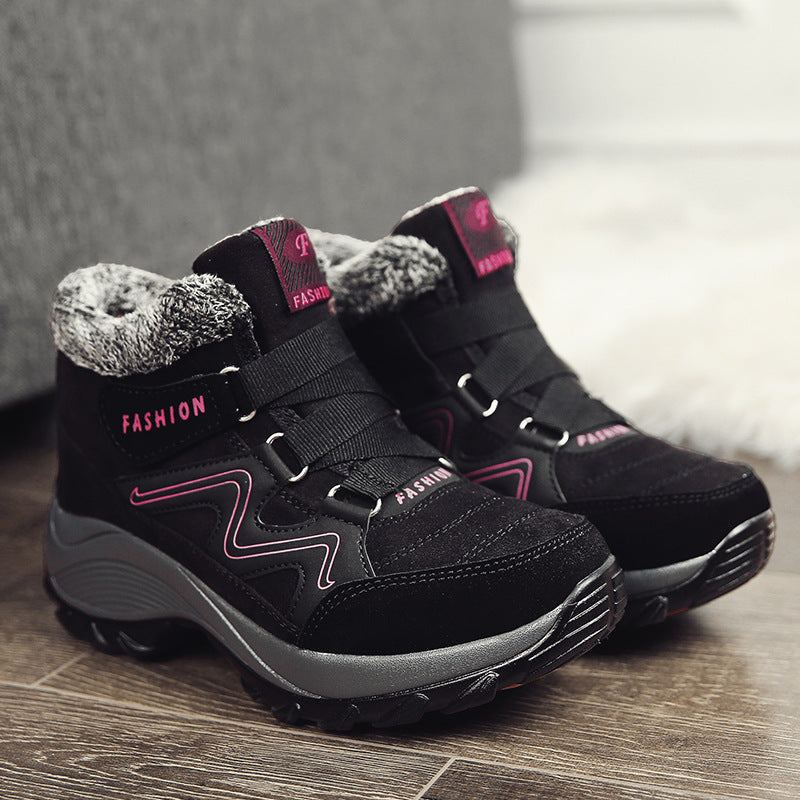 Winter Warm Fur Lined Anti-Slip Boots