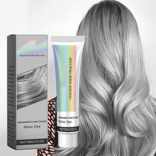 ⏳Limited-time 50% off⏰2-in-1 Silver Hair Dye with Natural Essence Extract🩶