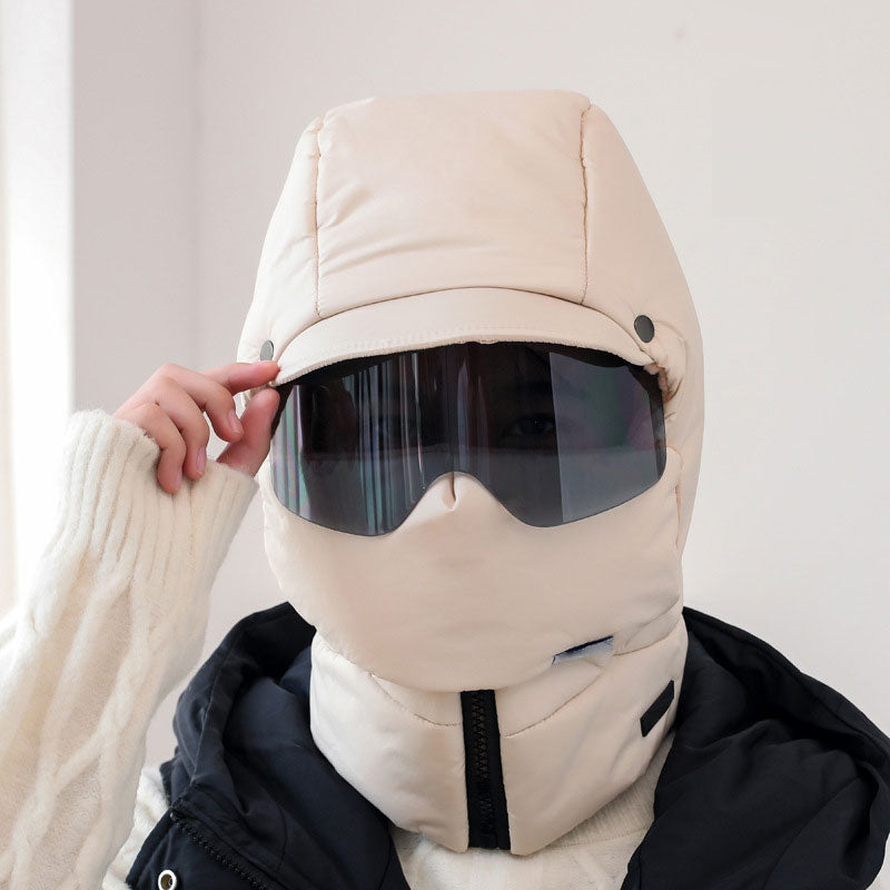 🔥 Christmas Sale🌟Windproof Full Cover Outdoor Mask with Glasses