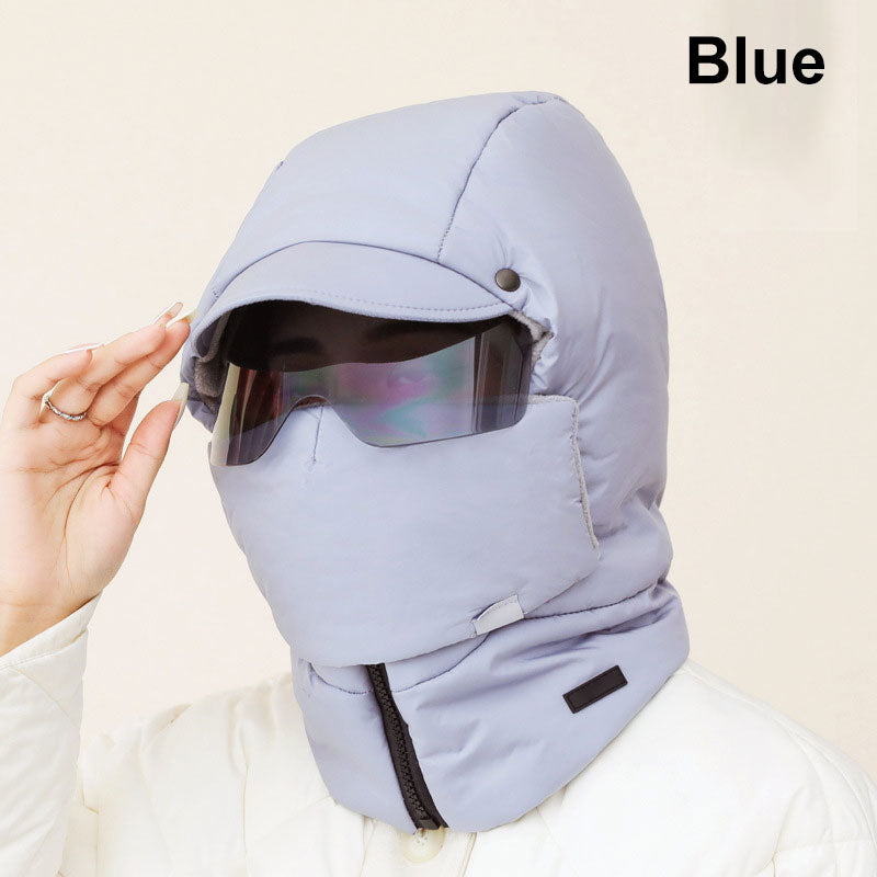 🔥 Christmas Sale🌟Windproof Full Cover Outdoor Mask with Glasses