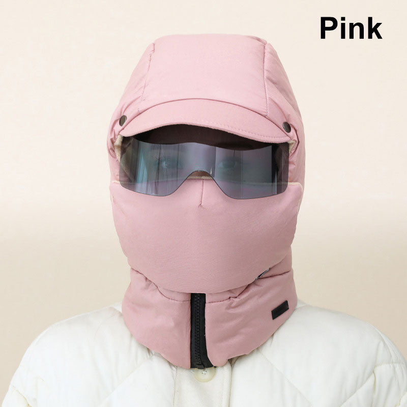 🔥 Christmas Sale🌟Windproof Full Cover Outdoor Mask with Glasses