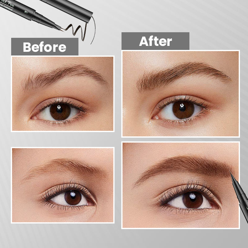 🔥NEUJAHRSANGEBOT 2025🔥 2-in-1-Microblading-Augenbrauenstift mit zwei Enden