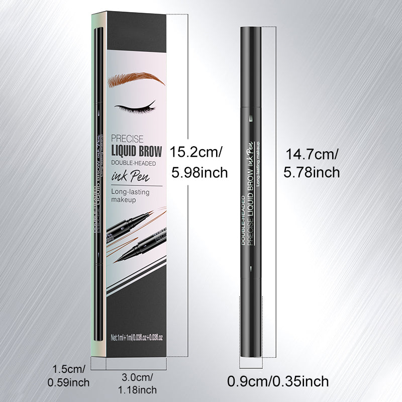🔥NEUJAHRSANGEBOT 2025🔥 2-in-1-Microblading-Augenbrauenstift mit zwei Enden