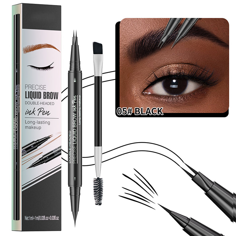🔥NEUJAHRSANGEBOT 2025🔥 2-in-1-Microblading-Augenbrauenstift mit zwei Enden