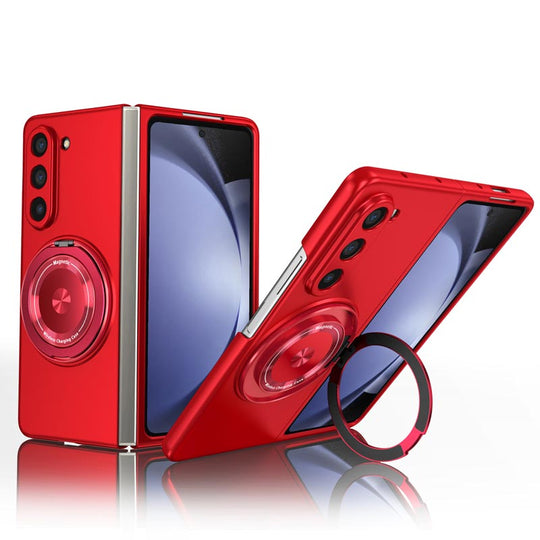 Super Strong Magnetic Protective shell with 360° Rotating Metal Stand for Samsung Galaxy Z Fold and Z Flip