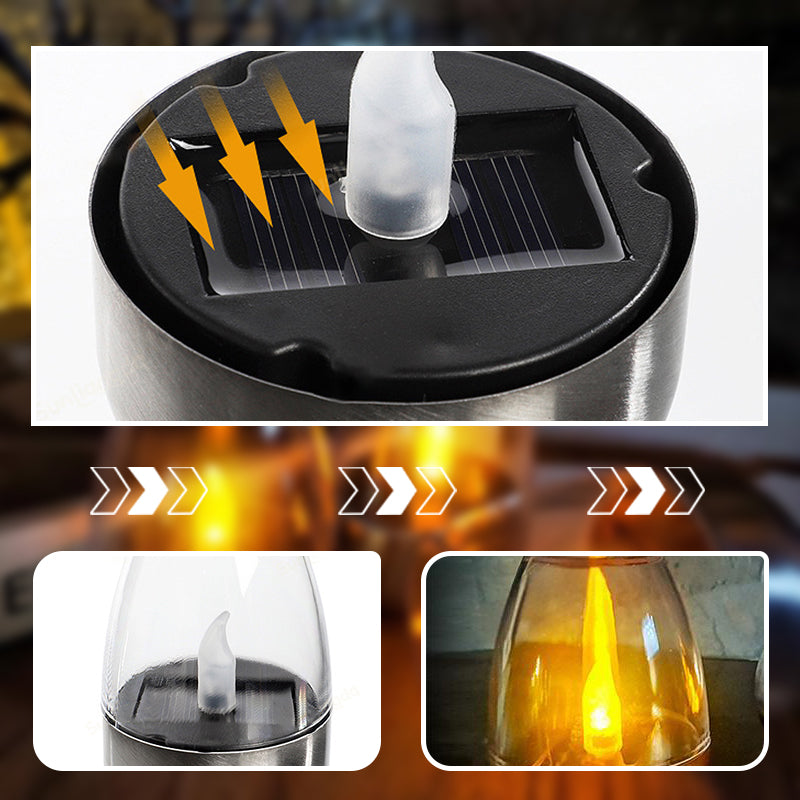 🥳2026 HOT SALE🥳💞50K+ SOLD!💥🕯️✨ 51% OFF! Solar Flickering Tea Lights – Realistic flame effect, dusk-to-dawn auto on. IP65 waterproof, lasts 6-8 hours. No wires, no fuss. Perfect for garden evenings. ✅🌙