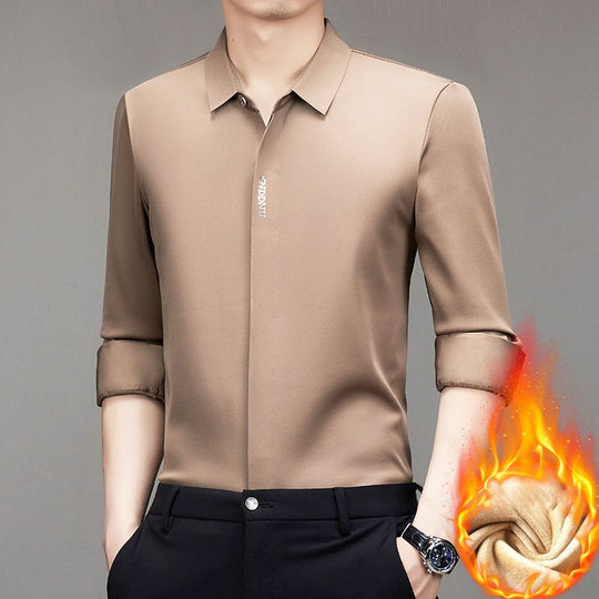 🔥Hot Business Non-iron Velvet Shirt（50% OFF）