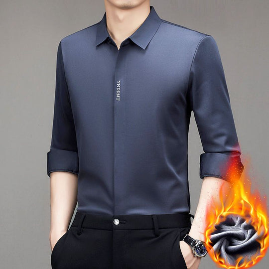 🔥Hot Business Non-iron Velvet Shirt（50% OFF）