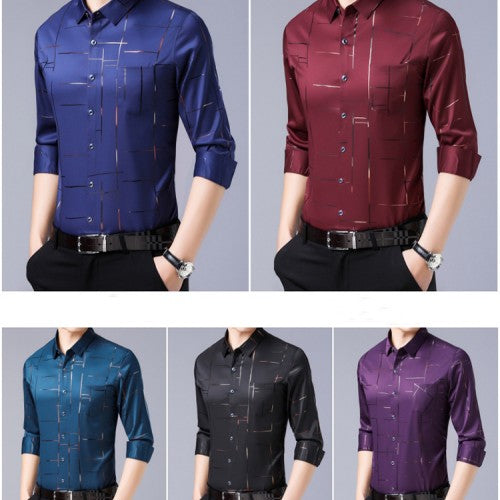 🌲Christmas Sale 50% OFF🌲Men's Thin Iron-free Shirt