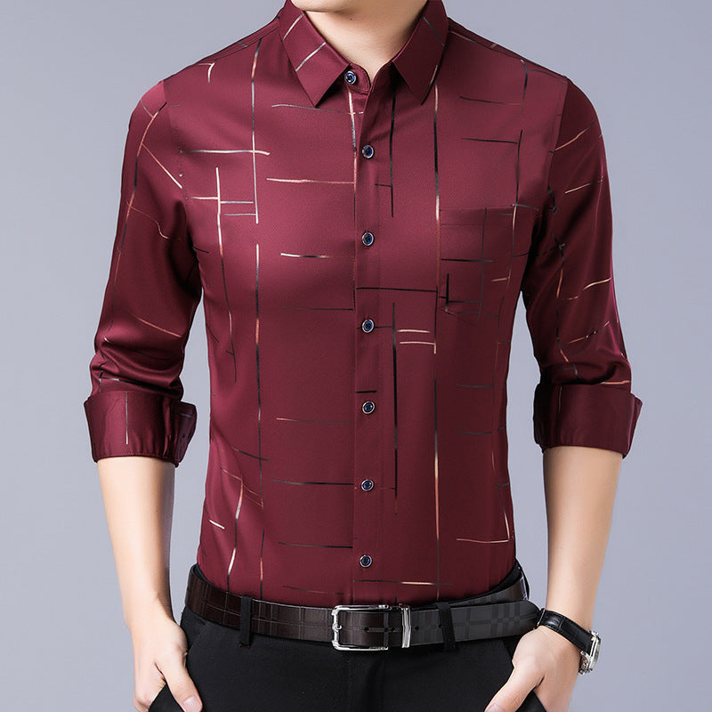 🌲Christmas Sale 50% OFF🌲Men's Thin Iron-free Shirt