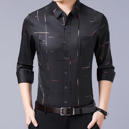 🌲Christmas Sale 50% OFF🌲Men's Thin Iron-free Shirt