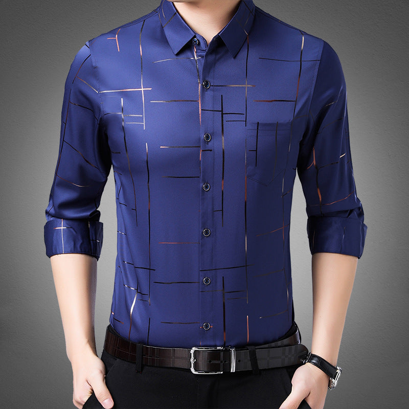 🌲Christmas Sale 50% OFF🌲Men's Thin Iron-free Shirt