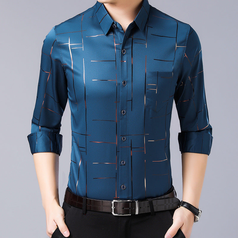 🌲Christmas Sale 50% OFF🌲Men's Thin Iron-free Shirt