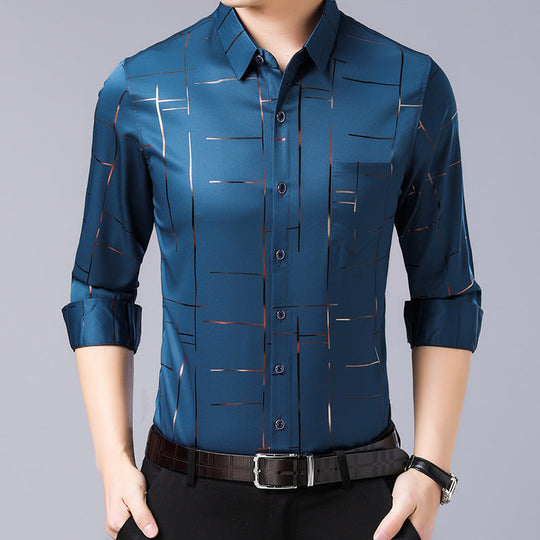 🌲Christmas Sale 50% OFF🌲Men's Thin Iron-free Shirt