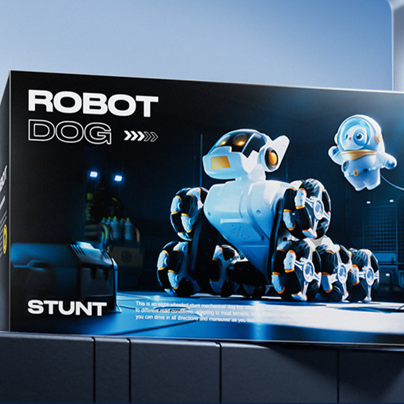 Remote Control Rotating Robot Dog Car Toy