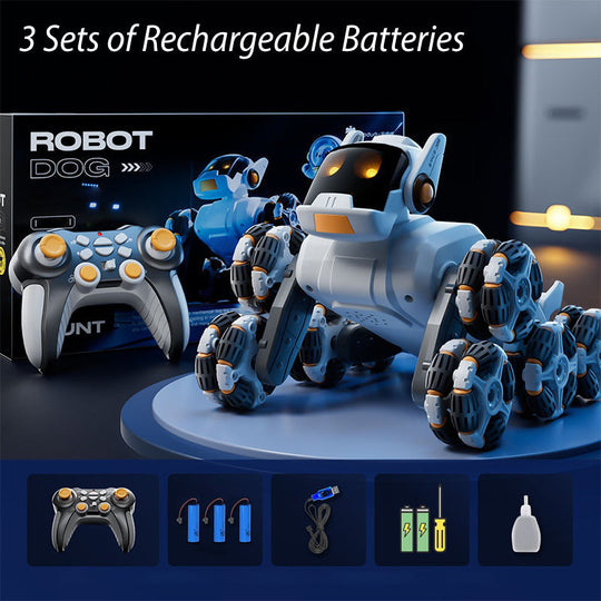 Remote Control Rotating Robot Dog Car Toy