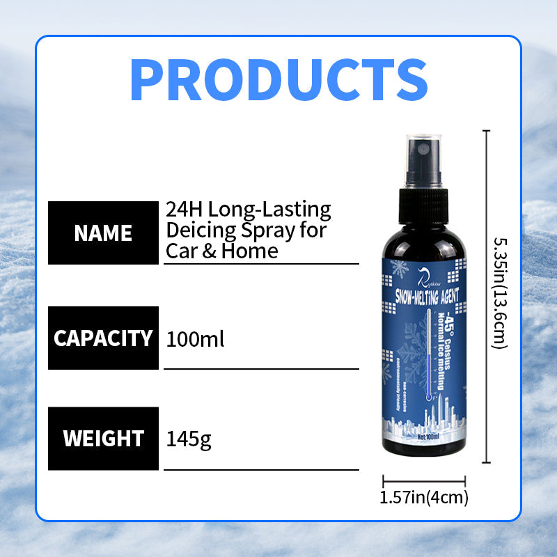 24H Long-Lasting Deicing Spray for Car & Home