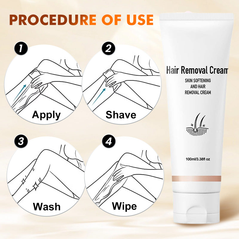 🧴50% KEDVEZMÉNY!🥰Sokoldalú aromás szőrtelenítő krém – Gyors, gyengéd &  Illatosított a selymesen sima bőrért ✨
