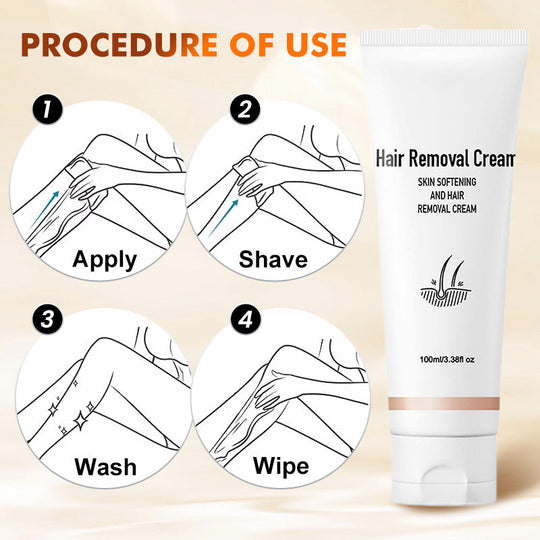 🧴50% KEDVEZMÉNY!🥰Sokoldalú aromás szőrtelenítő krém – Gyors, gyengéd &  Illatosított a selymesen sima bőrért ✨