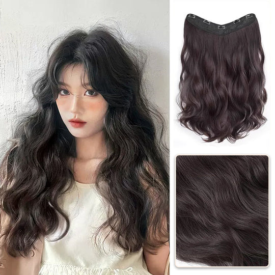 💖This Week's Hot Sales - 50% OFF🤩Women's Gradient Long Wavy Hair Wig, One-Piece with Adjustable Fit