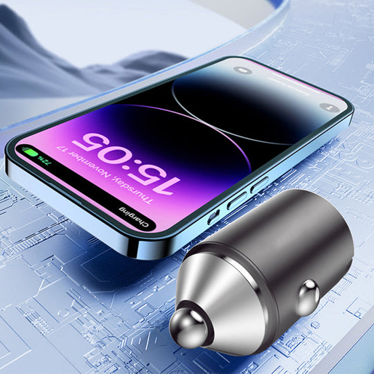 🔥Ultra-Fast Car Charger - Dual-Port PD & QC Fast Charging | 50% Off - Save More When You Buy More