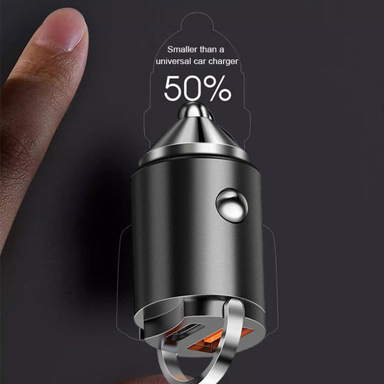 🔥Ultra-Fast Car Charger - Dual-Port PD & QC Fast Charging | 50% Off - Save More When You Buy More