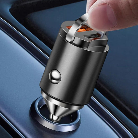 🔥Ultra-Fast Car Charger - Dual-Port PD & QC Fast Charging | 50% Off - Save More When You Buy More