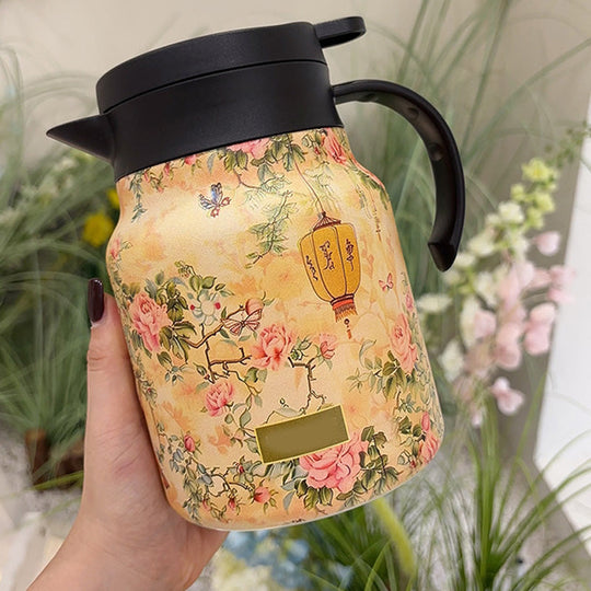 🔥🍵Tetera aislada al vacío de 1000 ml con colador