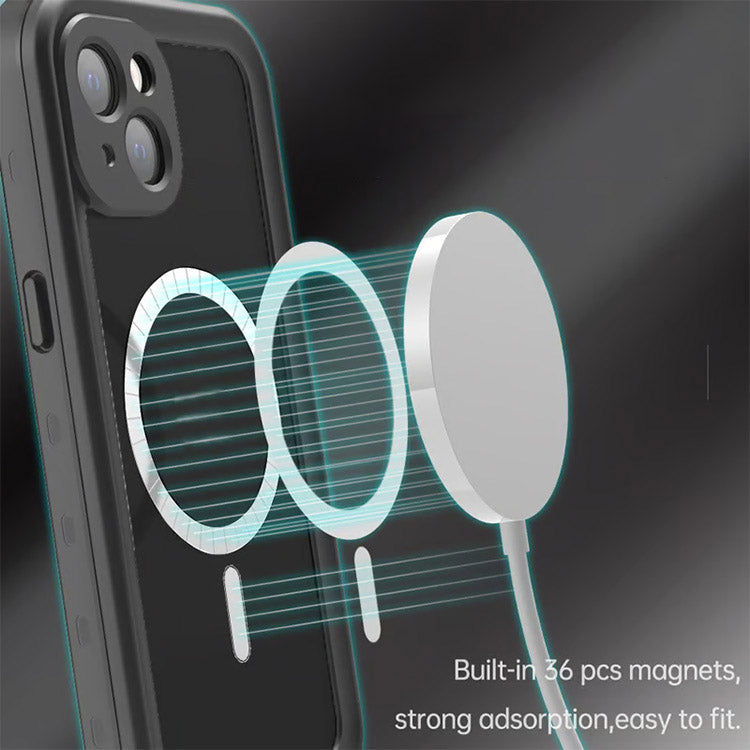 Waterproof Shockproof Magnetic Phone Case