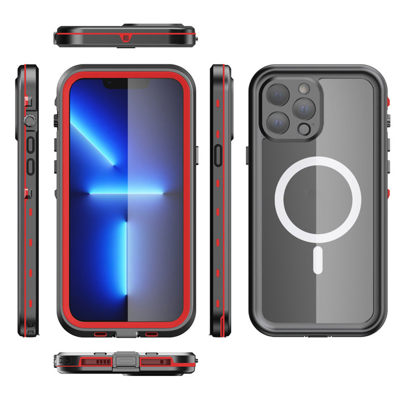 Waterproof Shockproof Magnetic Phone Case