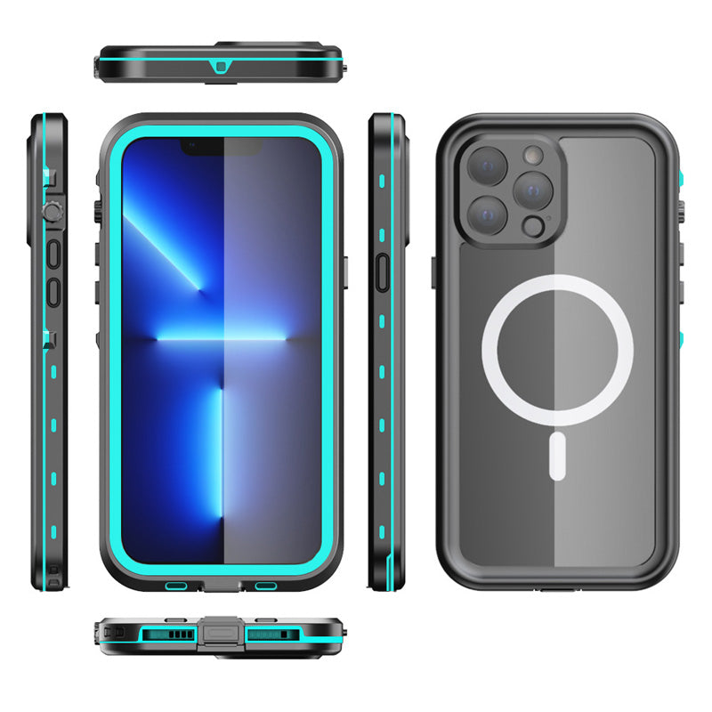 Waterproof Shockproof Magnetic Phone Case