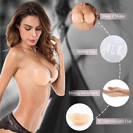 🔥Buy 1 Get 1 Free 💗Adhesive invisible gathering bras